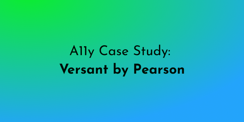 A11y Case Study